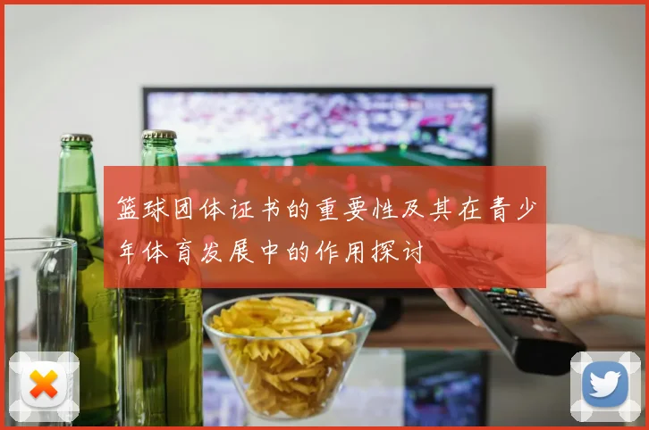 篮球团体证书的重要性及其在青少年体育发展中的作用探讨